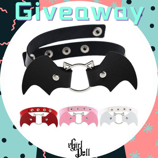 Egirldoll Bat Wings Choker Giveaway