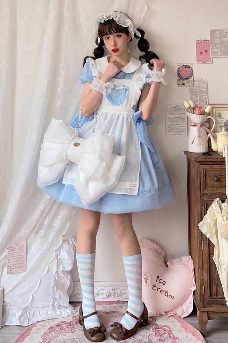 Big White Bowknot Lolita Backpack SpreePicky