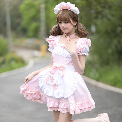 Sweet Maid Cat Paw Lolita Dress modakawa