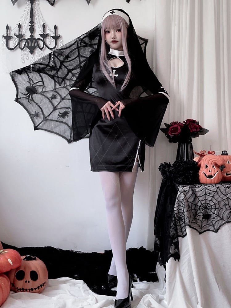 Halloween Black Dark Dress Costume mySite