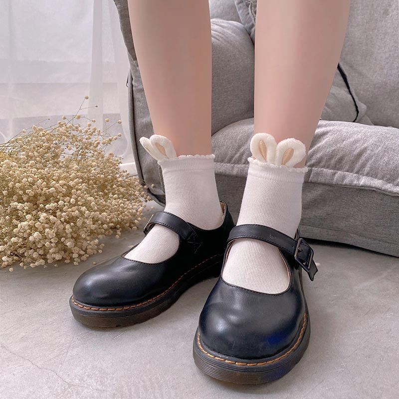 Bunny Ears Lolita Ankle Socks modakawa