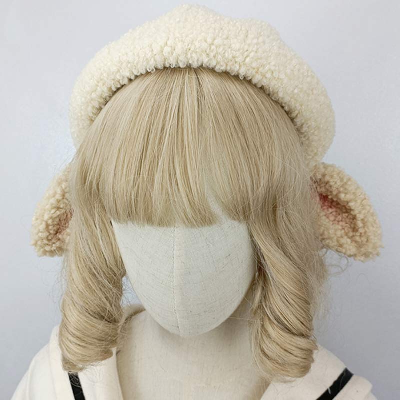 Cute Sheep Ears Woolen Lolita Beret modakawa