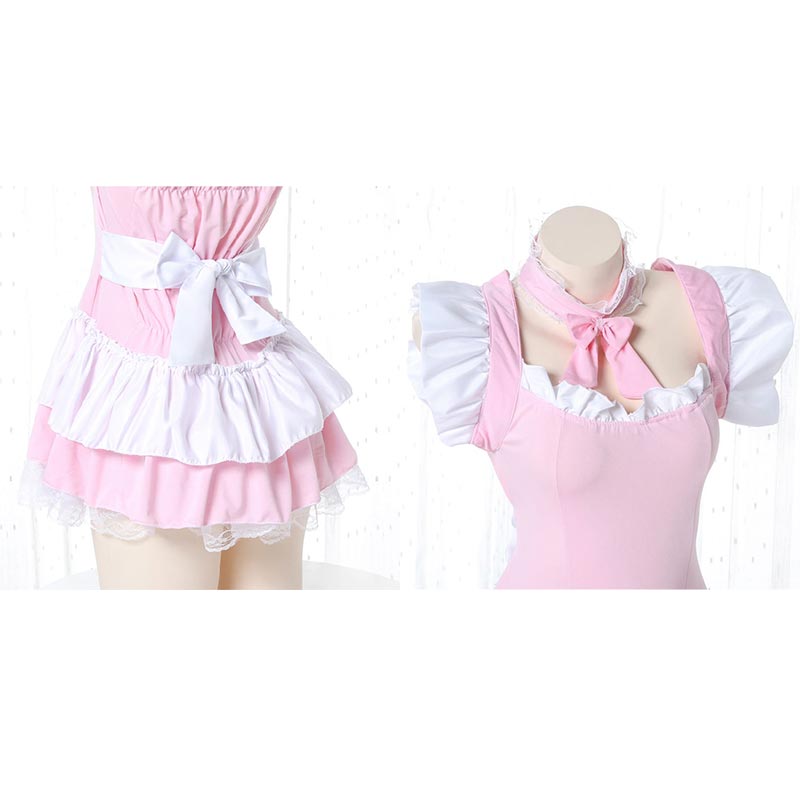 Kawaii Lolita Bow Knot Lace Hem Dress Modakawa