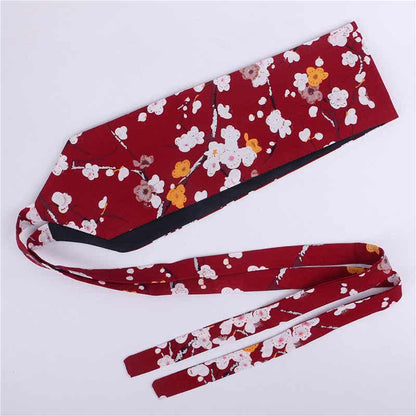 Aesthetic Print Lace Up Hanfu Waistband modakawa