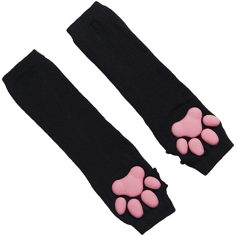 Cute Cat Pink Paw Cosplay Gloves Modakawa