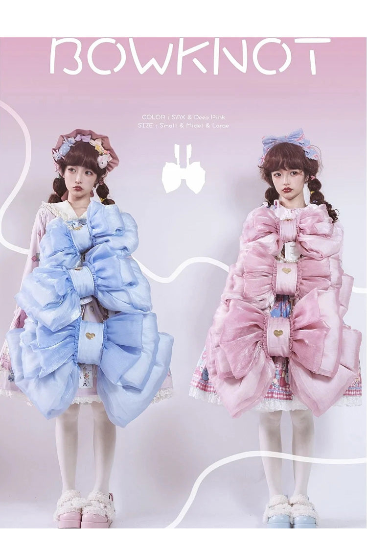 Big Pink Bowknot Lolita Backpack SpreePicky