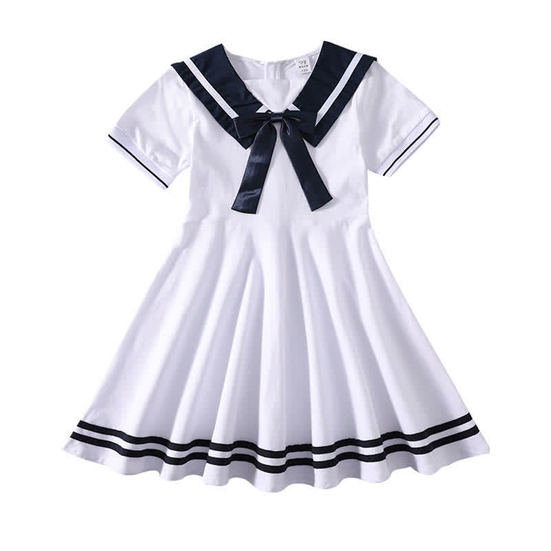 Cute Couple Sailor Collar Dress T-Shirt Shorts modakawa