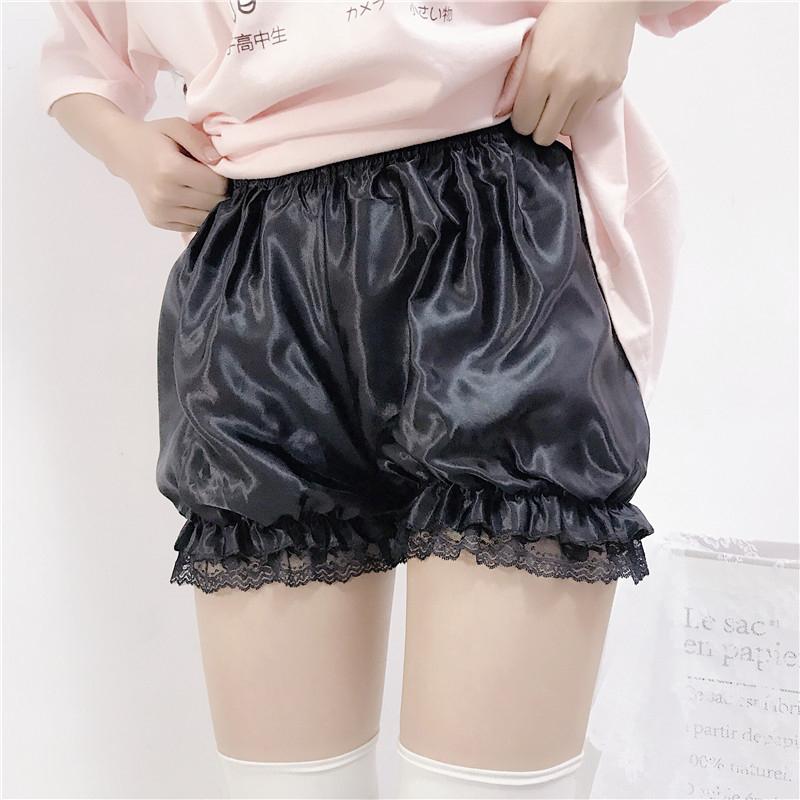 Lolita Ruffle Plush Lace Shorts Modakawa