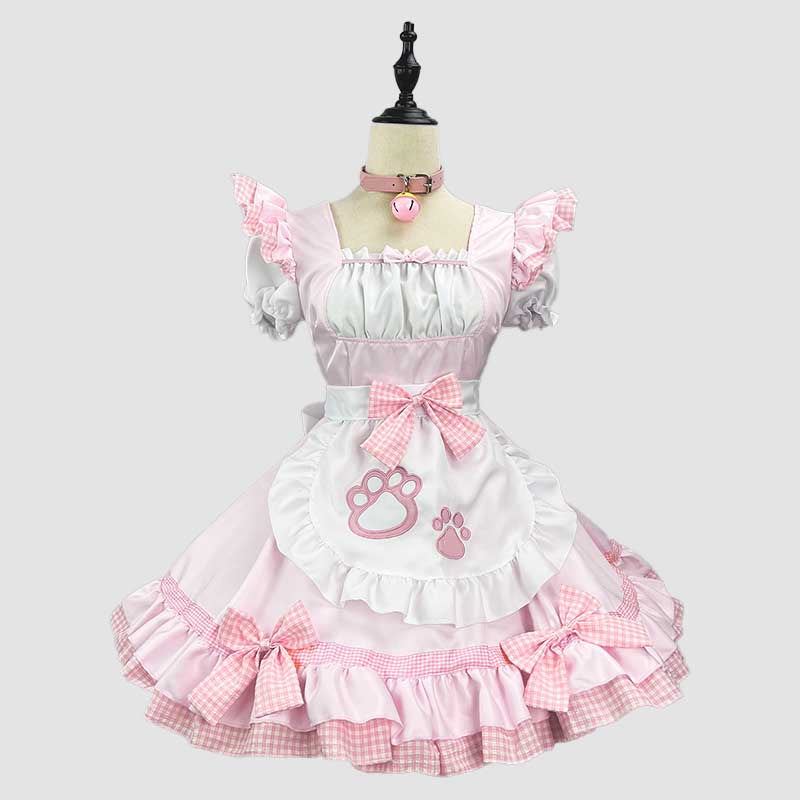 Sweet Maid Cat Paw Lolita Dress modakawa