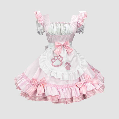 Sweet Maid Cat Paw Lolita Dress modakawa