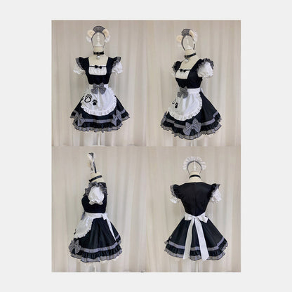 Sweet Maid Cat Paw Lolita Dress modakawa