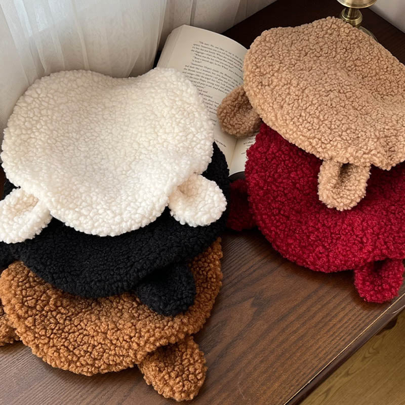 Kawaii Cute Ears Plush Beret modakawa