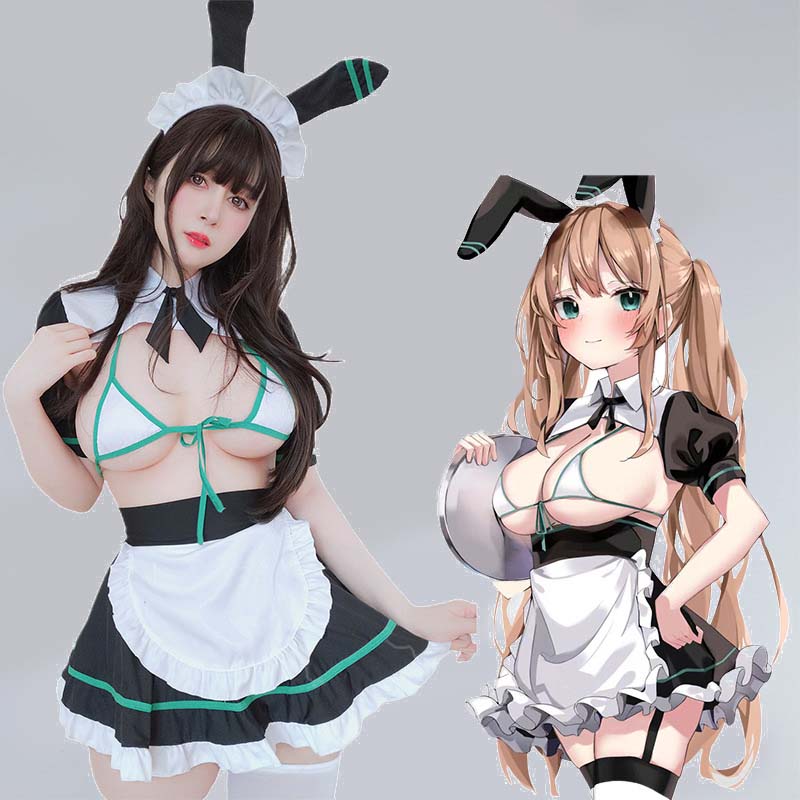 Cosplay Maid Bunny Girl Sexy Lingerie Set modakawa