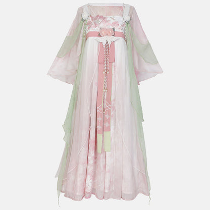 Floral Mesh Dress Hanfu Costume modakawa