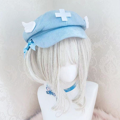 Cute Wings Decor Lolita Beret modakawa