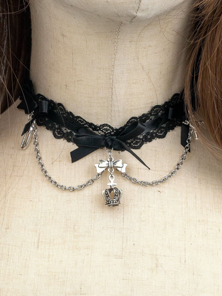 Lolita Bowknots Gothic Choker mySite