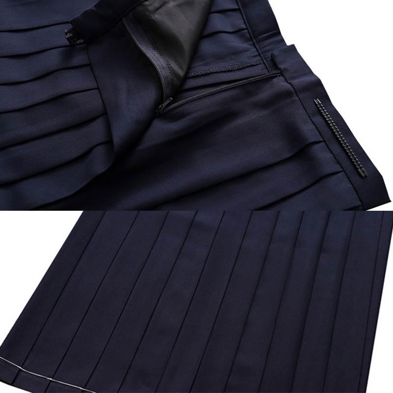 JK Uniform High Waist Pleated Short Mid Long Skirt Modakawa