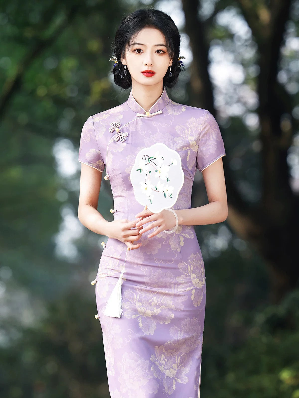 Purple Embodies Elegance Cheongsam Hanfu Story