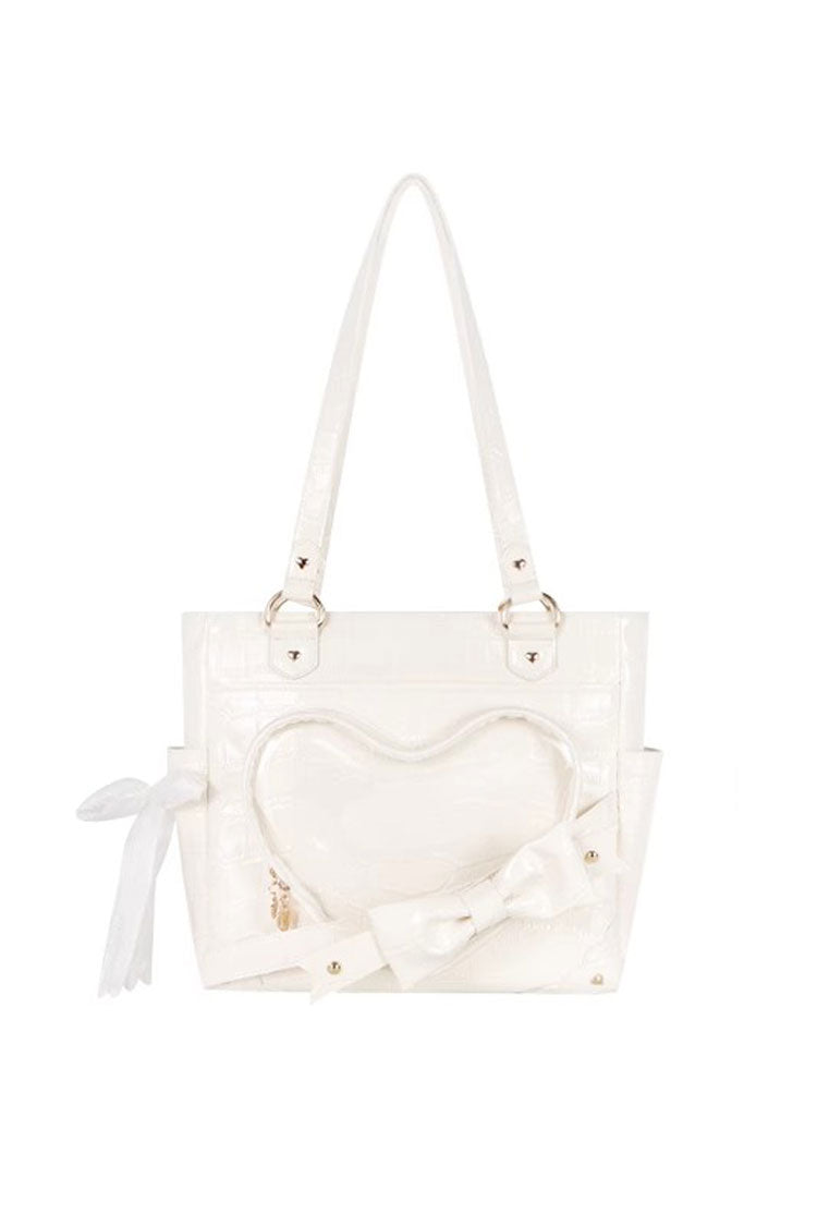 Transparent Love Bowknot Shoulder Bag SpreePicky