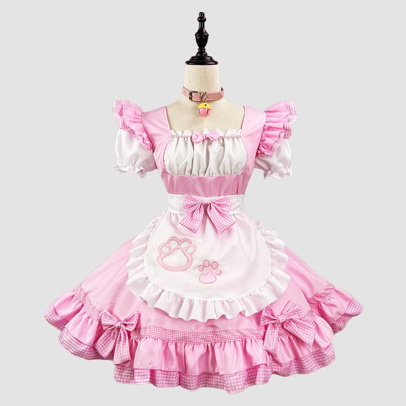 Sweet Maid Cat Paw Lolita Dress modakawa