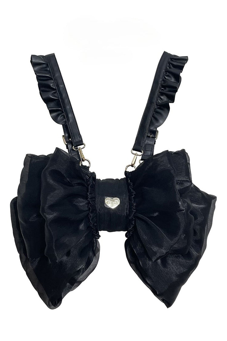 Big Black Bowknot Lolita Backpack SpreePicky