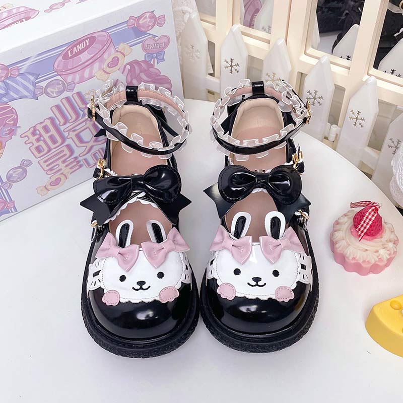 Kawaii Bunny Lolita Mary Janes Shoes modakawa