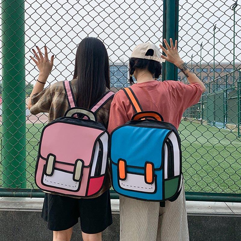 Three Dimensional Cartoon Backpack Modakawa