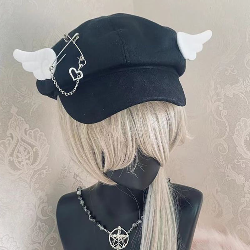 Cute Wings Decor Lolita Beret modakawa