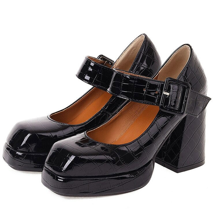 Classy Mary Jane High Heels SpreePicky