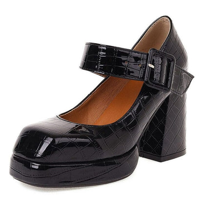 Classy Mary Jane High Heels SpreePicky