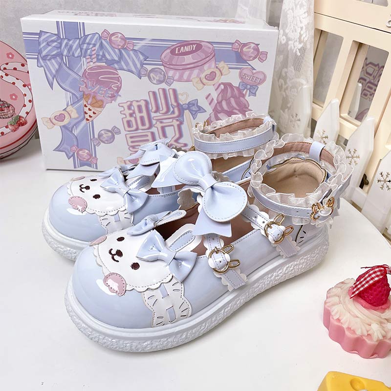 Kawaii Bunny Lolita Mary Janes Shoes modakawa