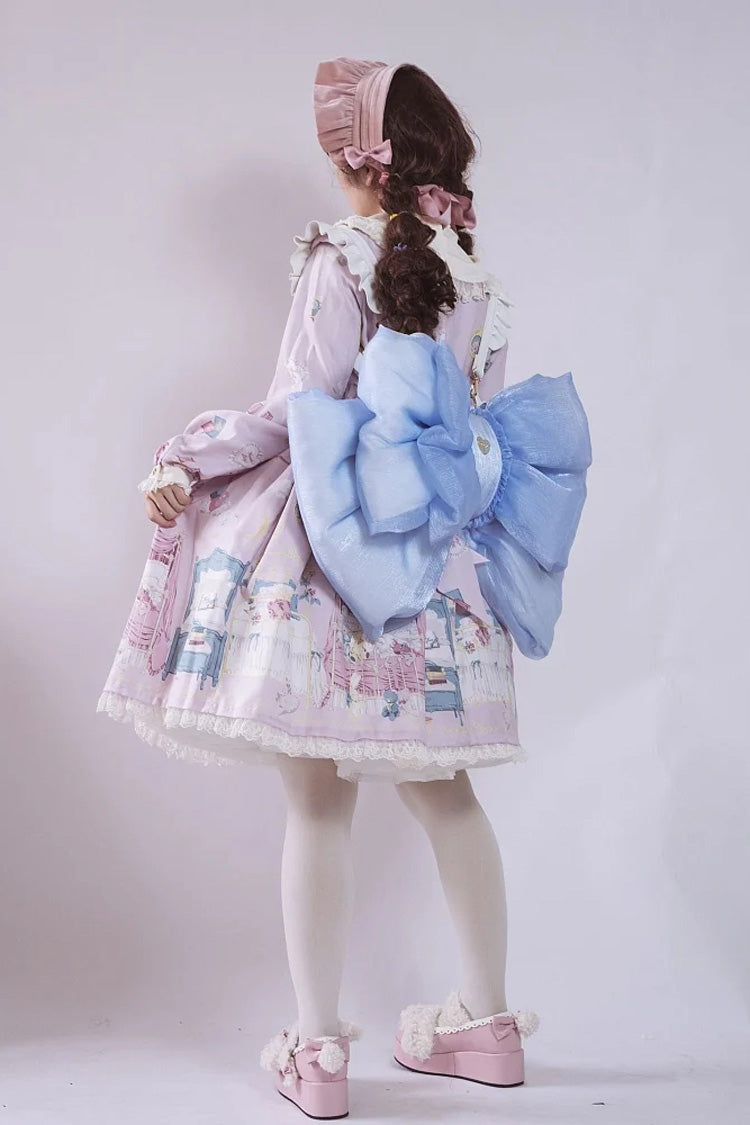 Big Blue Bowknot Lolita Backpack SpreePicky