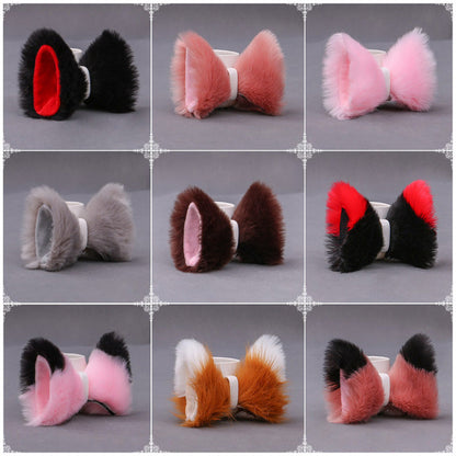 Lolita Fox Ears Hairpin Cosplay Costume Accessory Modakawa