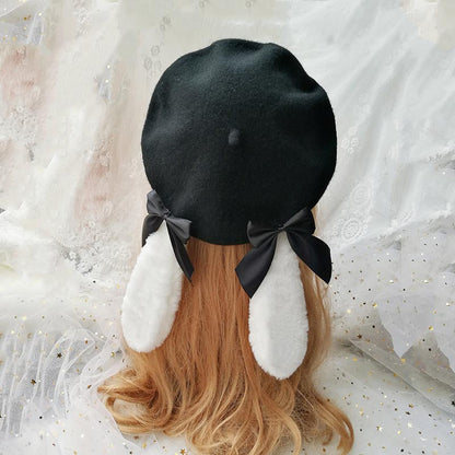 Lolita Japanese Bow-Knot Beret Modakawa