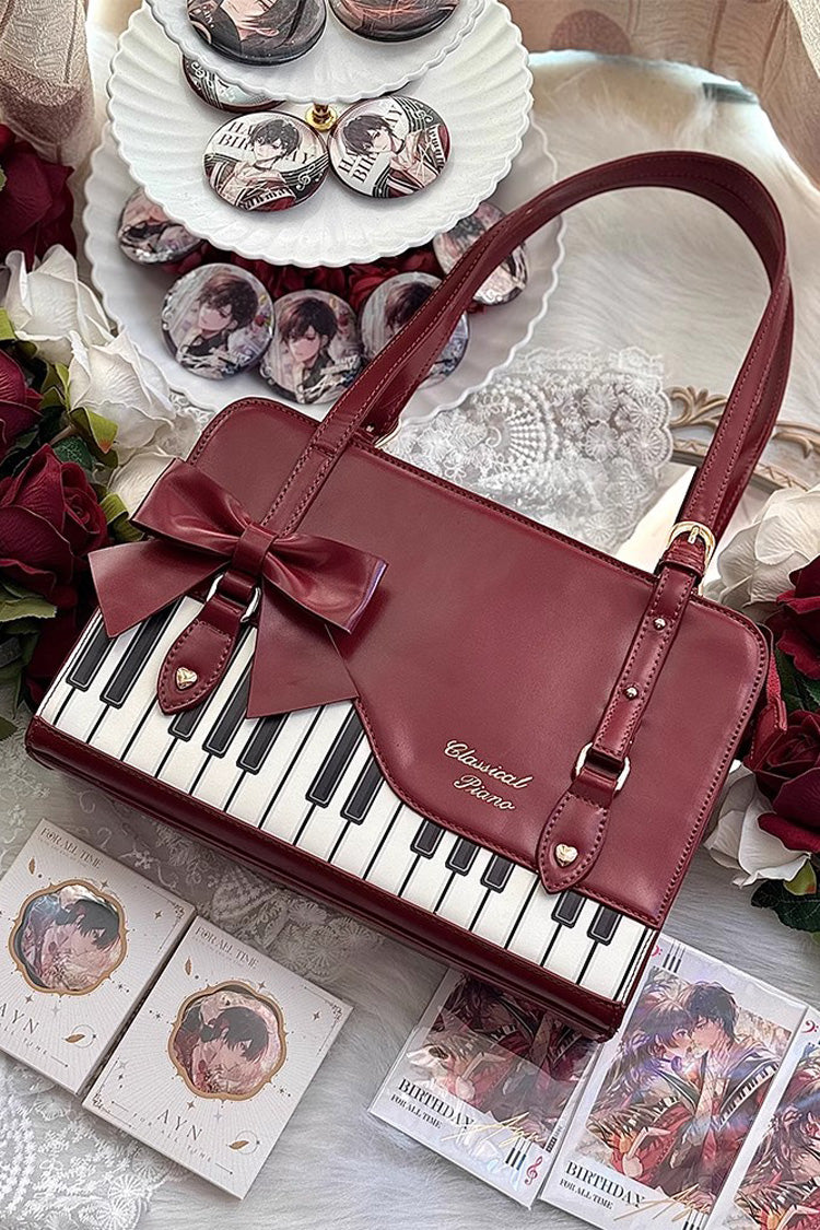 Piano Waltz Bowknot Handbag SpreePicky