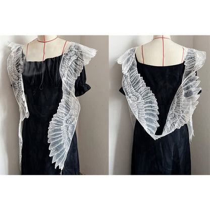 Aesthetic Butterfly Wing Embroidery Shawl modakawa