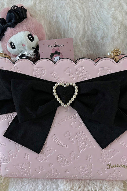 Bowknot Pearl Sweet Shoulder Bag SpreePicky