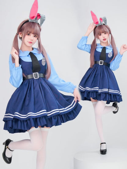 Halloween Judy Blue Peter Pan Collar Dress mySite