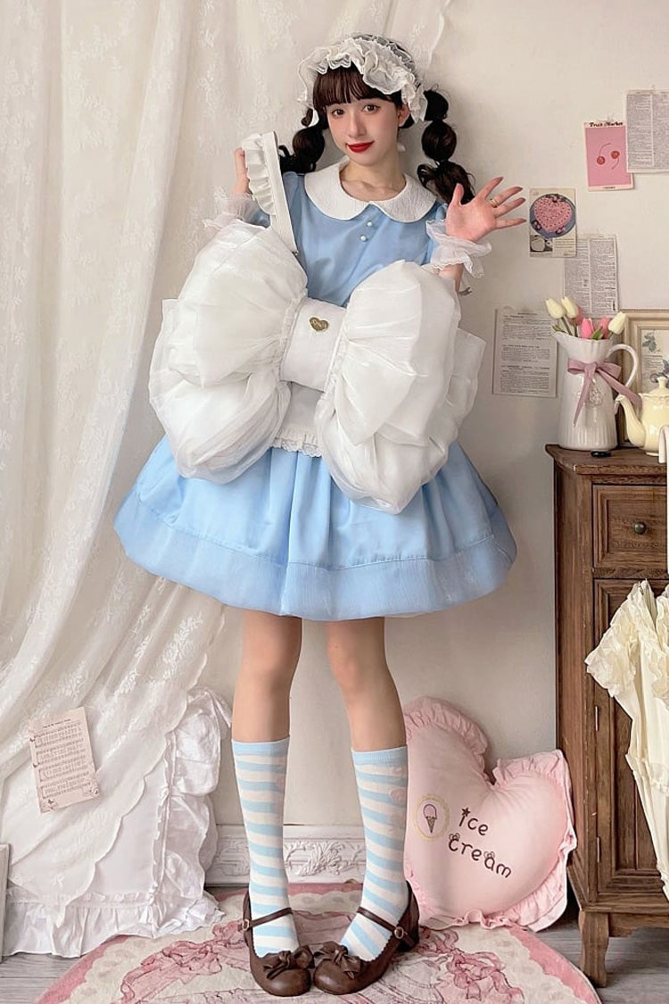 Big White Bowknot Lolita Backpack SpreePicky