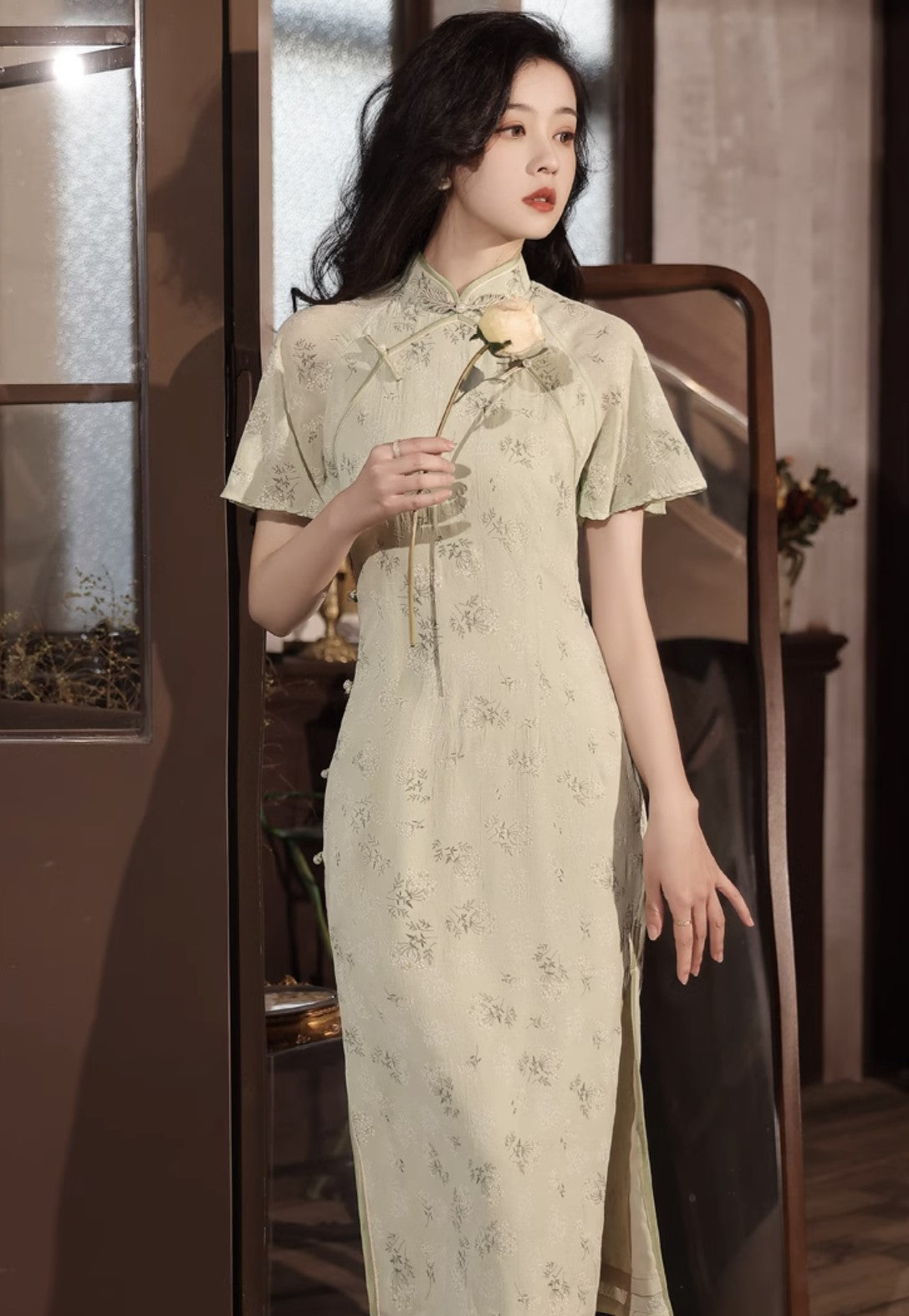 Retro Spring Dress Cheongsam Hanfu Story