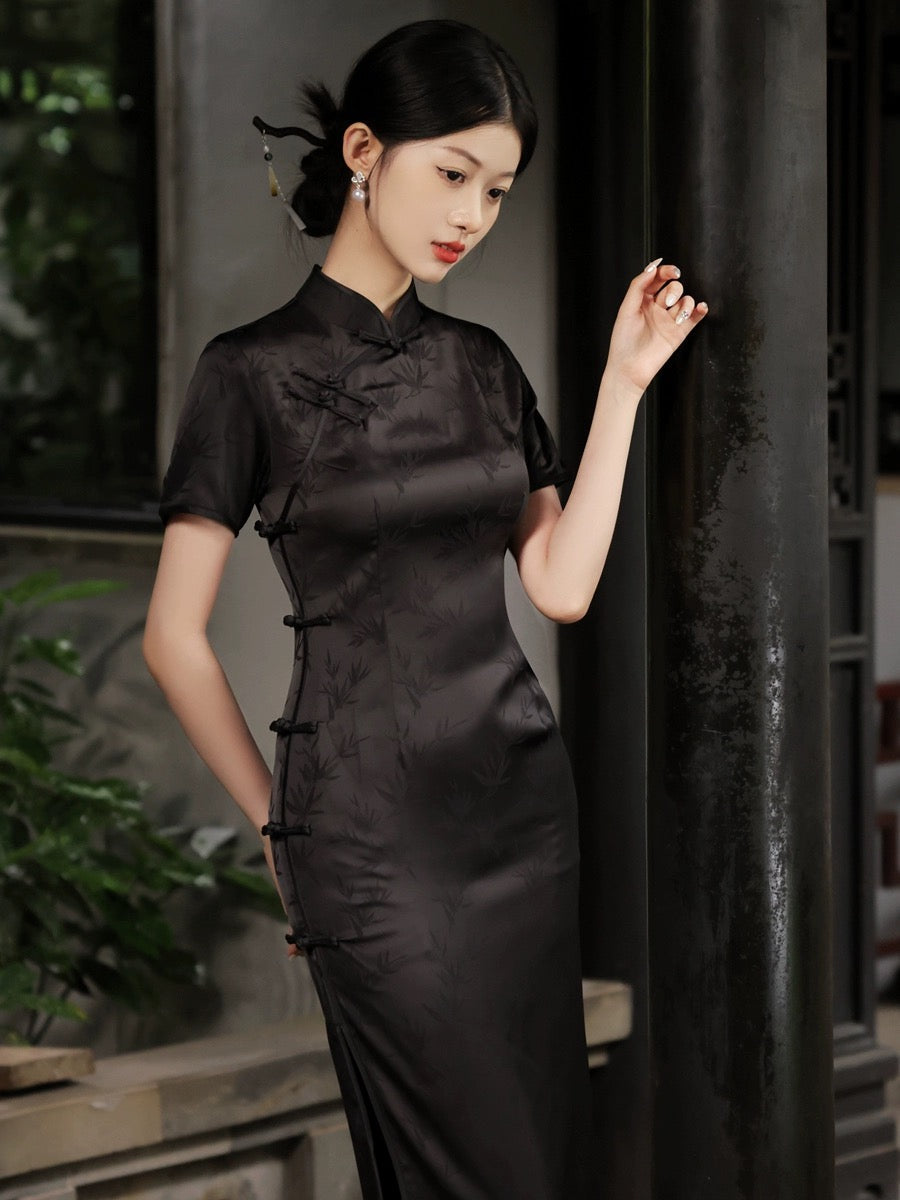 Black Classic Embodies Cheongsam Hanfu Story