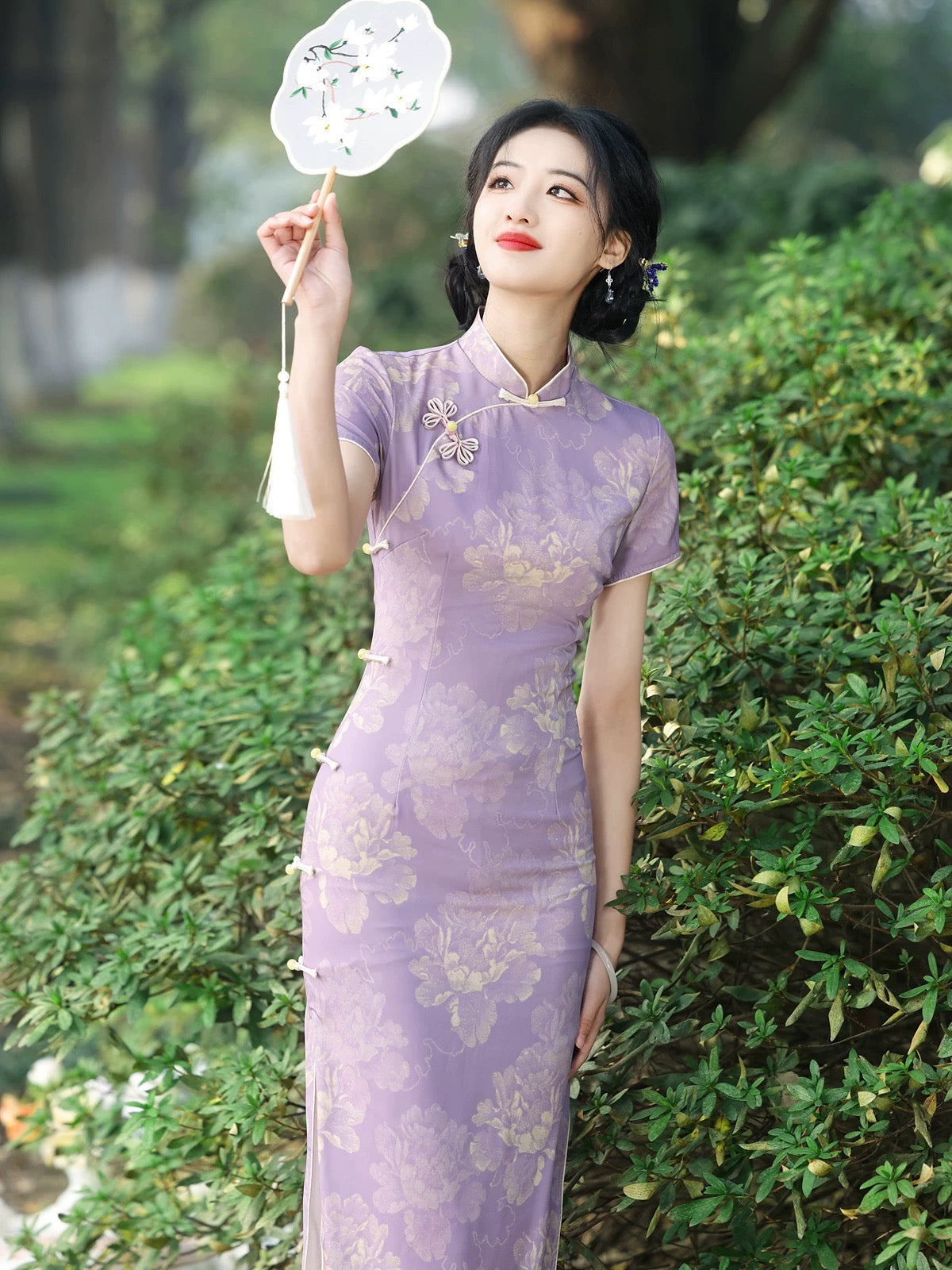 Purple Embodies Elegance Cheongsam Hanfu Story