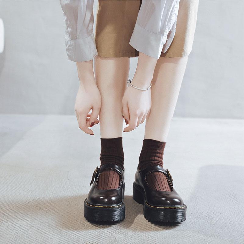 Strap Buckle Platform Round Toe Lolita Mary Janes Shoes Modakawa