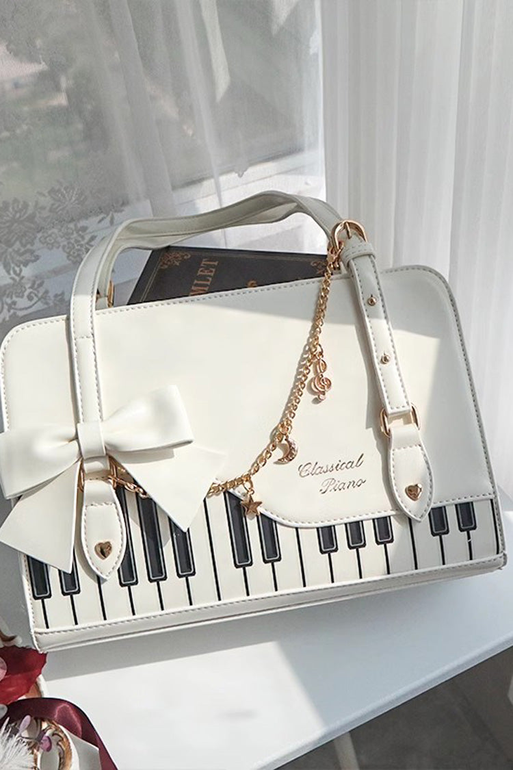 Piano Waltz Bowknot Handbag SpreePicky