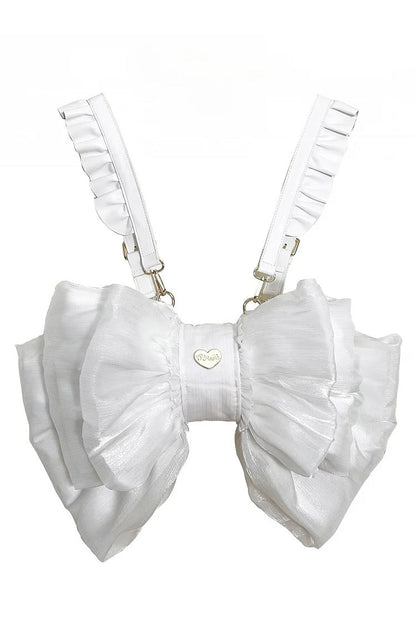 Big White Bowknot Lolita Backpack SpreePicky