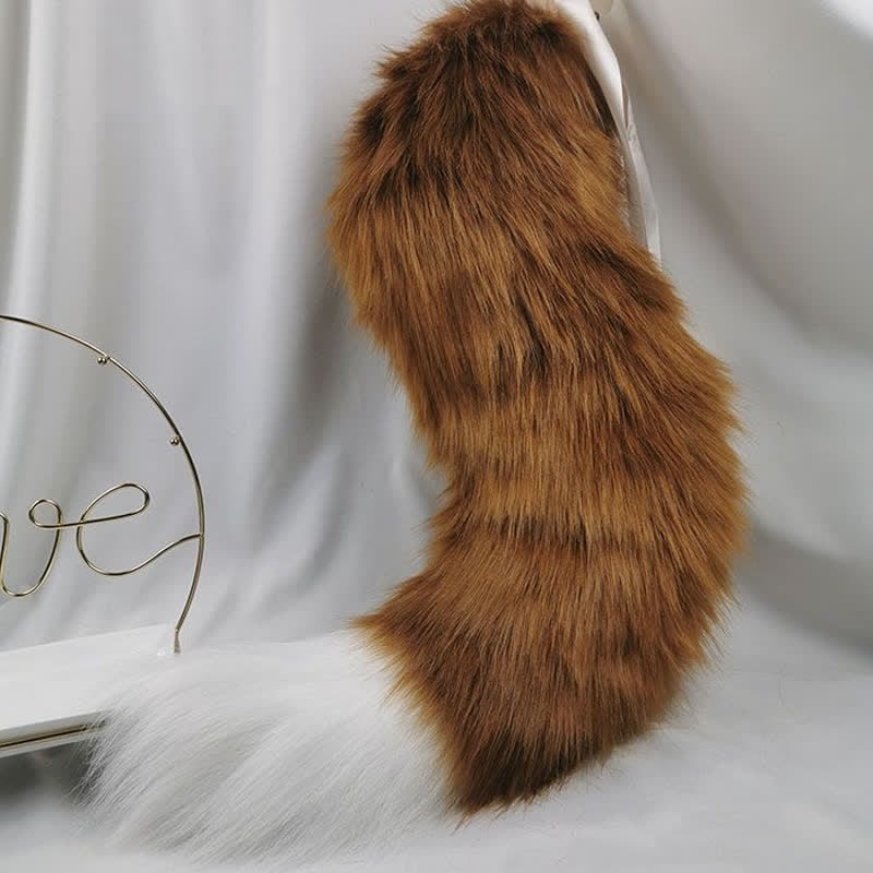 Cute Fox Ears Tail Headband Accessory Modakawa