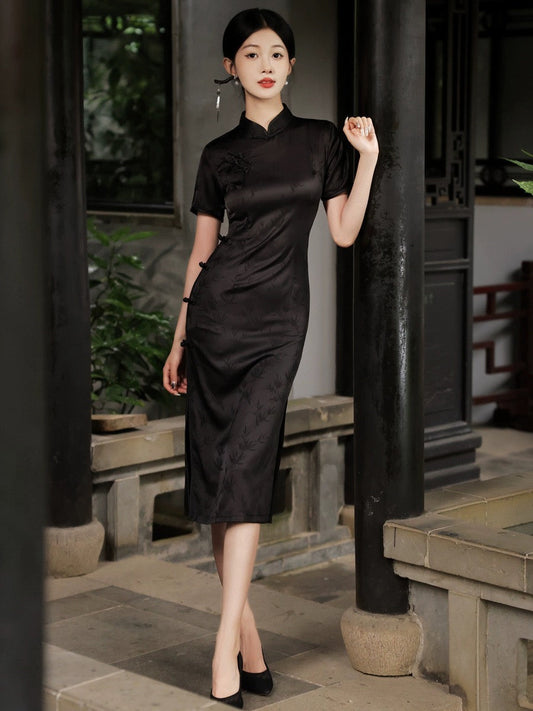 Black Classic Embodies Cheongsam Hanfu Story