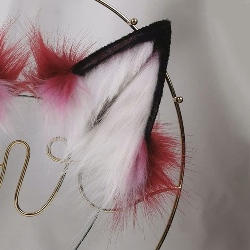 Bloody Wolf Ears Tail Headband Accessory Modakawa