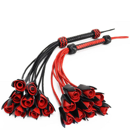 Red Maid Cosplay Leather Rose Whip modakawa