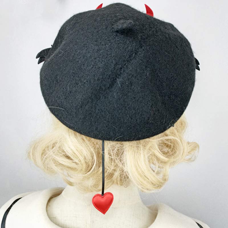 Chic Bat Wings Lolita Beret modakawa